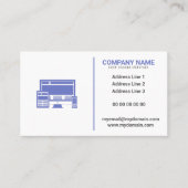 Webmaster & Web Developer Business Card Visitenkarte (Vorderseite)