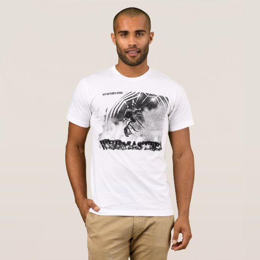 WEBMASTER-Weiß T-Shirt (Vorne ganz)