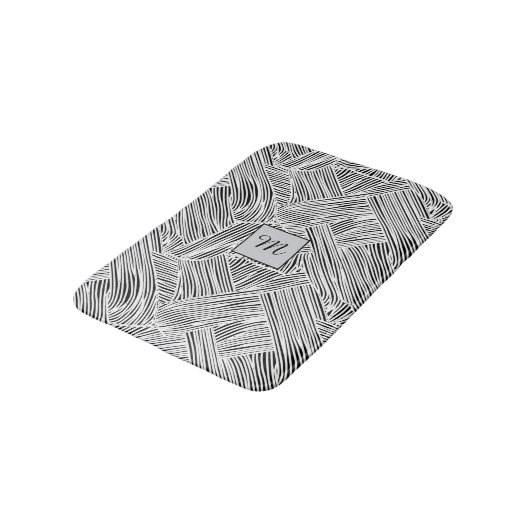 Webmuster-Design-Kunst Badematte (Schrägansicht)