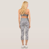 Webmuster-Design-Kunst  Capri Leggings (Rückseite)