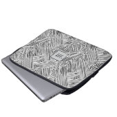 Webmuster-Design-Kunst Laptopschutzhülle (Vorne Knopf)