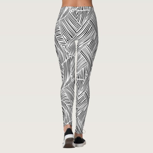 Webmuster-Design-Kunst  Leggings (Rückseite)