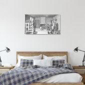 Webraum für Strümpfe Leinwanddruck (Insitu (Schlafzimmer))