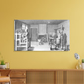 Webraum für Strümpfe Leinwanddruck (Insitu (Wohnzimmer))