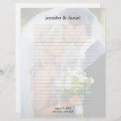 Webseite für das Gästebuch von Wedding Foto (Vorne/Hinten)