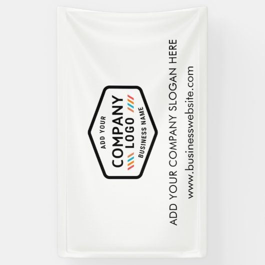 Website-Adresse des Unternehmens für das Logo hinz Banner (Vertikal)