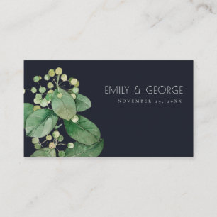 WEBSITE "BLACK BERRY LINAFY FOLIAGE GREENERY WEDER VISITENKARTE