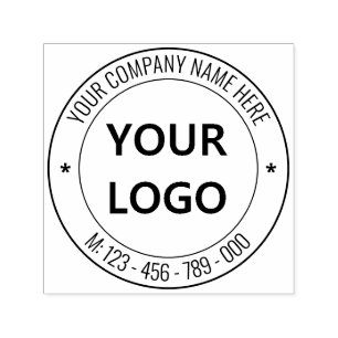 Website-Briefmarke für benutzerdefinierte Logo Permastempel
