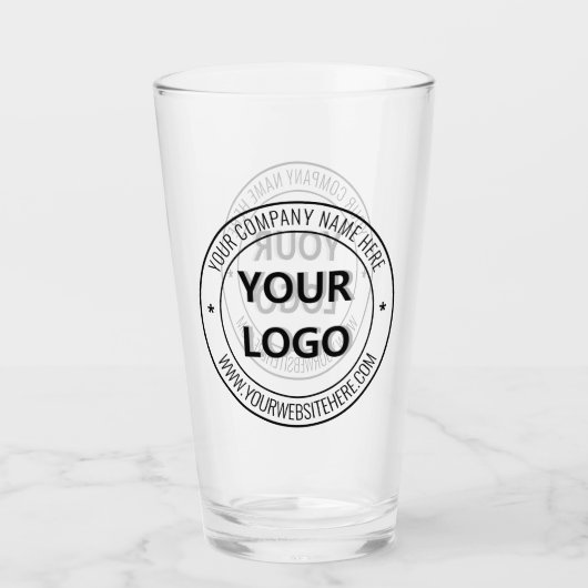 Website-Briefmarke für Firmenlogo Glas (Vorderseite)