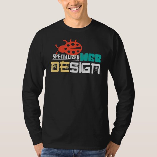 Website-Code-Spezialwebdesigner T-Shirt (Vorderseite)