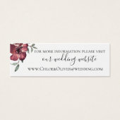 Website der Botanischen Hochzeit in Burgund (Vorderseite)
