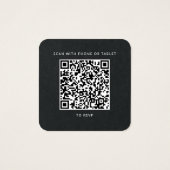 Website der Elegant Wedding QR Code UAWG (Rückseite)