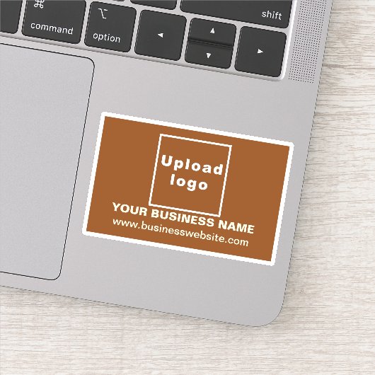 Website der Firma Brown Rectangle Vinyl Sticker (Detail)