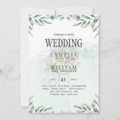 Website der Greenery Wedding Einladungen UAWG QR C (Vorderseite)