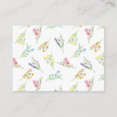 Website der Hochzeitregisterstelle und QR-Code-Wil Begleitkarte (Rückseite)