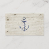 Website der Nautischen Marine Anchor Rustic Wood W Begleitkarte (Rückseite)