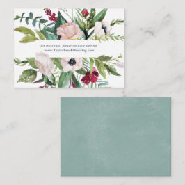 Website der Tropical Breeze Wedding Begleitkarte