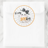 Website der Wünsche - BOOday Birthday Charm Runder Aufkleber (Tasche)