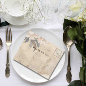 Website des eleganten White Cream Peony Floral Fot All In One Einladung