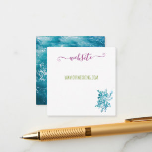 Website des Fotos "Modernes, helles und blaues Ros Begleitkarte