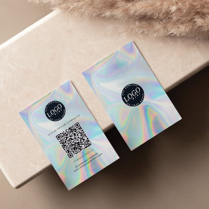 Website des Holographischen QR-Codes für soziale M Visitenkarte
