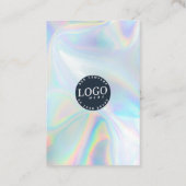 Website des Holographischen QR-Codes für soziale M Visitenkarte (Rückseite)