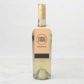 Website des modernen Logos von White Peach Black C Flaschenanhänger (Auf Flasche)