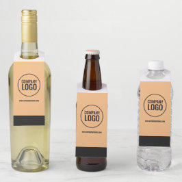 Website des modernen Logos von White Peach Black C Flaschenanhänger