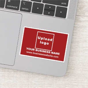 Website des Unternehmens: Red Rectangle Vinyl Stic Aufkleber