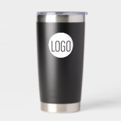 Website des White Business Logo Custom QR Thermobecher (Links)