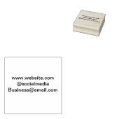 Website-E-Mail-Adresse des Social-Media-Geschäfts  Gummistempel (Stempel)