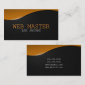 Website-Entwickler-Master-Designer-Computertechnol Visitenkarte (Vorne/Hinten)