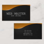 Website-Entwickler-Master-Designer-Computertechnol Visitenkarte (Vorne/Hinten)