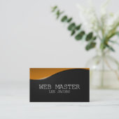 Website-Entwickler-Master-Designer-Computertechnol Visitenkarte (Stehend Vorderseite)
