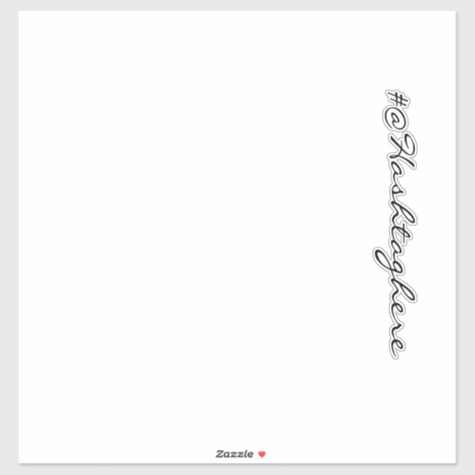 Website-Firmenname-Skriptanhänger-Aufkleber Aufkleber (Blatt)