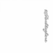 Website-Firmenname-Skriptanhänger-Aufkleber Aufkleber (Vorderseite)