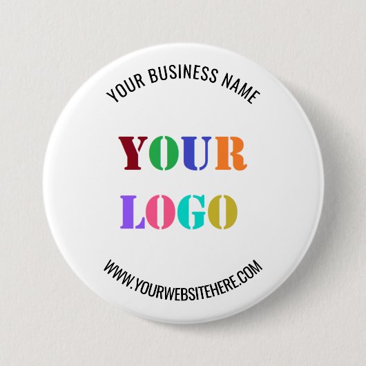 Website für benutzerdefinierte Logo-Namen Werbeakt Button (Vorderseite)