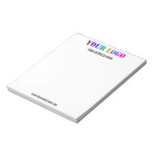 Website für benutzerdefinierte Logo-Namen Werbeakt Notizblock (Rotiert)