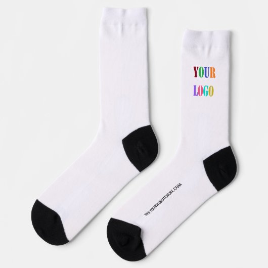 Website für benutzerdefinierte Logos Socks Werbege Socken (Linkes Detail)