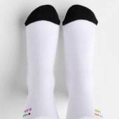 Website für benutzerdefinierte Logos Socks Werbege Socken (Oben)