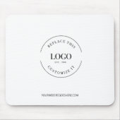 Website für benutzerdefiniertes Firmenlogo Mousepad (Vorne)