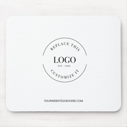Website für benutzerdefiniertes Firmenlogo Mousepad (Vorne)