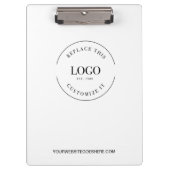 Website für benutzerfreundliche Großfirmen Klemmbrett (Vorderseite)