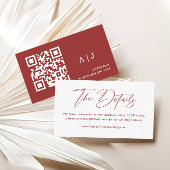 Website für Burgund und Weißes Weihnachten Begleitkarte