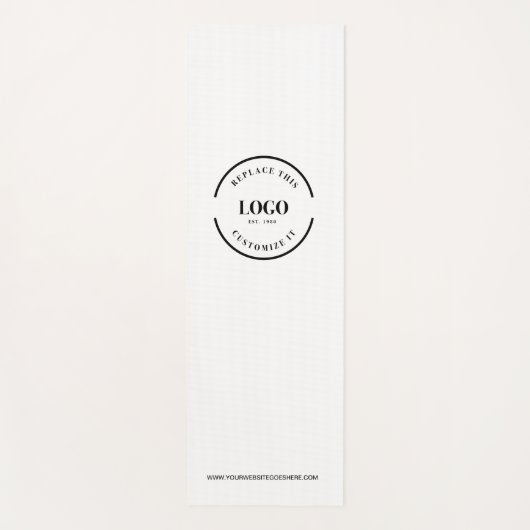Website für das White Business-Logo "Custom Minima Yogamatte (Vorderseite)