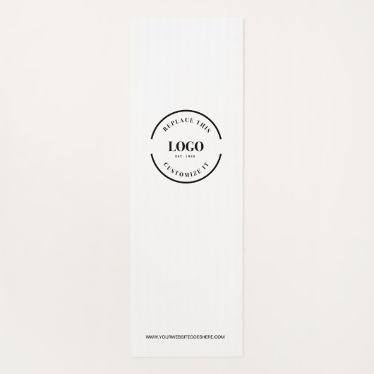 Website für das White Business-Logo "Custom Minima Yogamatte (Rückseite)