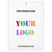Website für den Namen Ihrer Logo-Zwischenablage Klemmbrett (Rückseite)