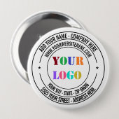 Website für die Werbung mit benutzerdefinierten Lo Button (Vorne & Hinten)