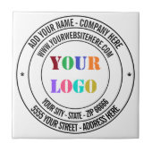 Website für die Werbung mit benutzerdefinierten Lo Fliese (Vorderseite)