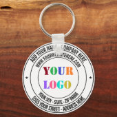 Website für die Werbung mit benutzerdefinierten Lo Schlüsselanhänger (Vorderseite)